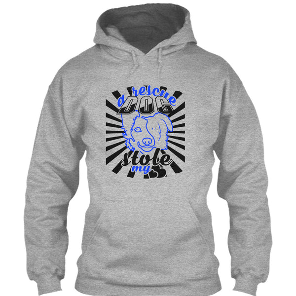 A Rescue Dog Stole My Heart T Shirt, Coolest Dog Mom T Shirt