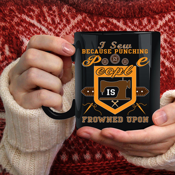 I Sew Coffee Mug, I Love Sewing Coffee Cup