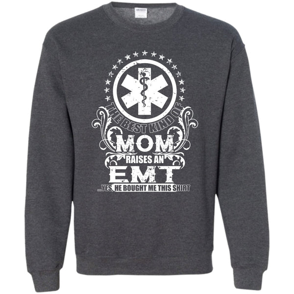 Raises An EMT T Shirt, Coolest EMT Mom Sweatshirt