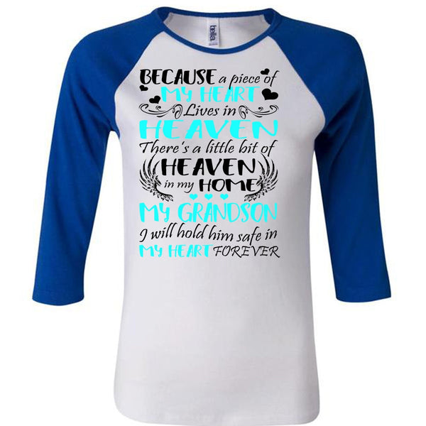 Heaven In My Home My Grandson T Shirt, I Love Grandson T Shirt, Awesome T-Shirts