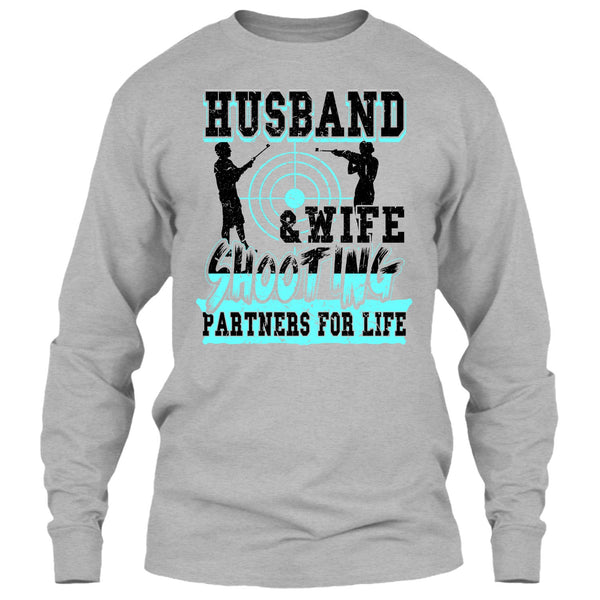 Husband & Wife T Shirt, Coolest Shooting Partners T Shirt