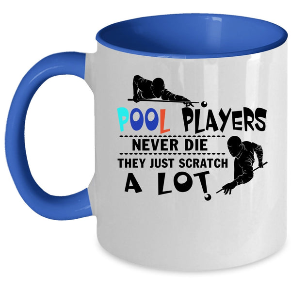 Billiard Coffee Mug, Pool Players Accent Mug