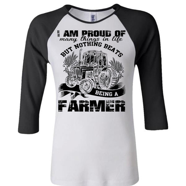 Being A Farmer T Shirt, I Love Farming T Shirt, Awesome T-Shirts