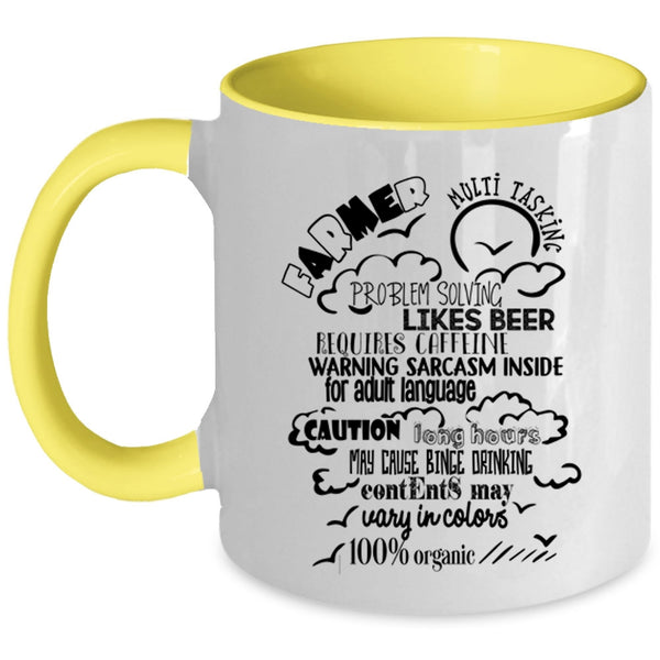 Awesome Farmers Coffee Mug, Farmer Accent Mug