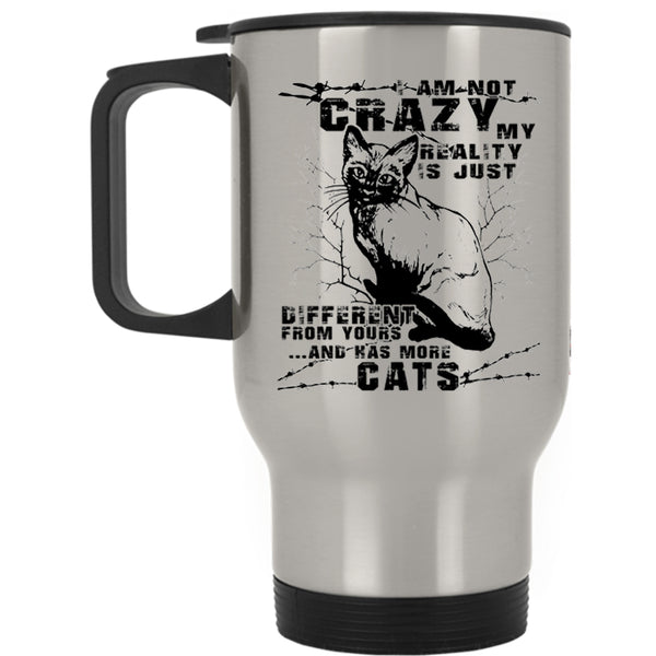 Cute Gift For Cat Lovers Travel Mug, My Cats Mug