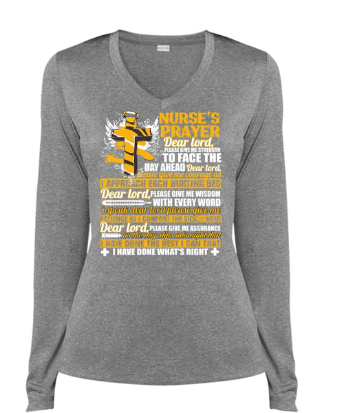 Nurse's Prayer T Shirt, I Love Nursing T Shirt
