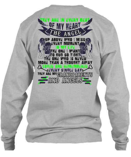 Grandparents And Angels T Shirt, I Love Papa T Shirt