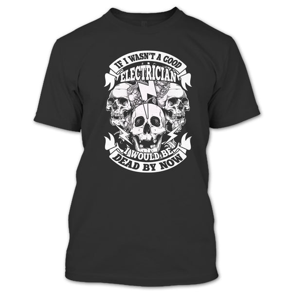 A black t-shirt with the shopify logo