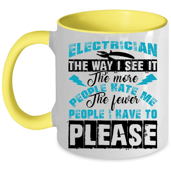 Awesome Electricians Coffee Mug, Electrician Accent Mug