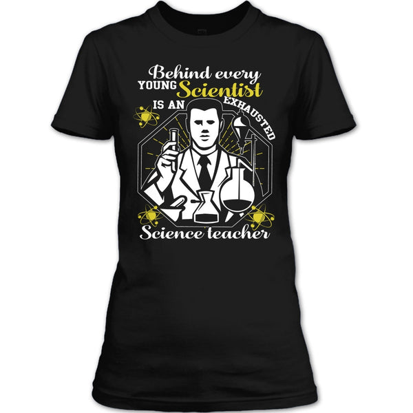 Hehind Every Young Musician T Shirt, An Exhausted Music Teacher T Shirt
