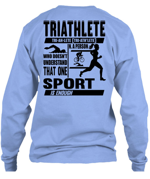 Triathlete T Shirt, I Love Running T Shirt