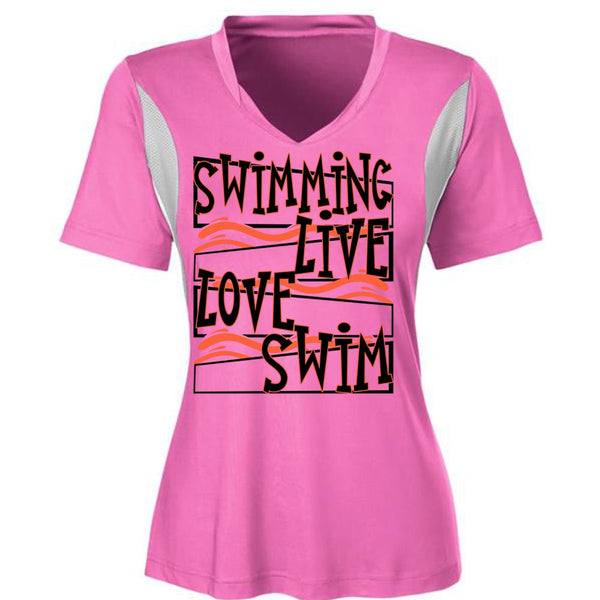 Swimming Live Love Swim T Shirt, I Love Swimming T Shirt, Awesome T-Shirts