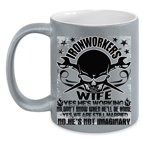 Beautiful Wife Coffee Mug, Ironworker's Wife Accent Mug