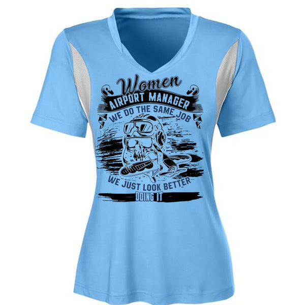 Women Aiport Manager T Shirt, I Love Manager T Shirt, Awesome T-Shirts