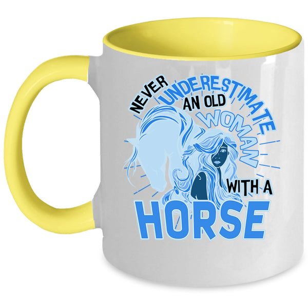 Funny Grandmas Coffee Mug, An Old Woman With A Horse Accent Mug