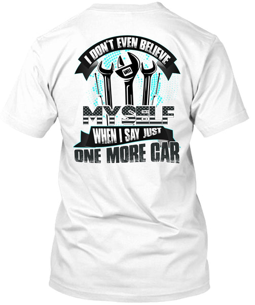 A black t-shirt with the shopify logo