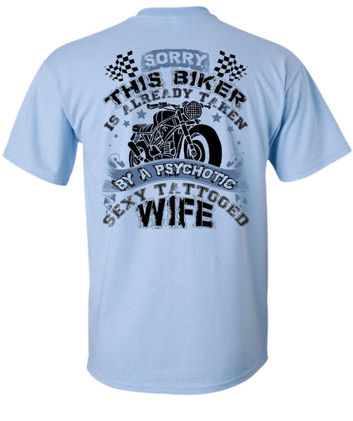 Tattooed Wife T Shirt, I Love Biker T Shirt