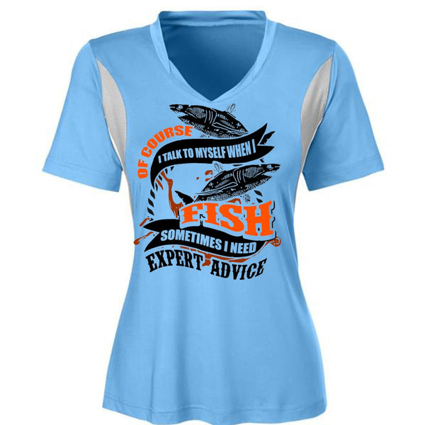I Talk To Myself When I Fish T Shirt, I Love Fishing T Shirt, Awesome T-Shirts