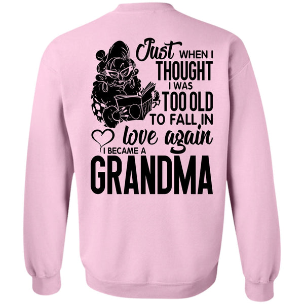 I Love Grandma T Shirt, I Became A Grandma Sweatshirt