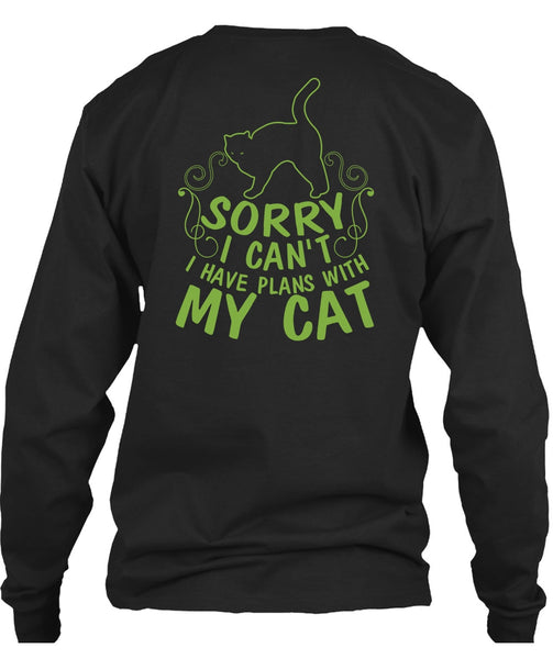 I Have Plans With My Cat T Shirt, I Love Cat T Shirt