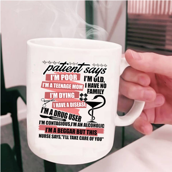 Funny Gift For Nurses Coffee Mug, Awesome Nurses Cup