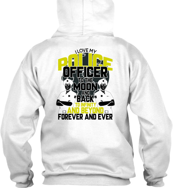 I Love My Police Officer T Shirt, I Love Police T Shirt