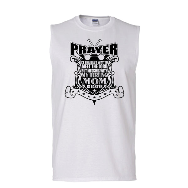 A black t-shirt with the shopify logo