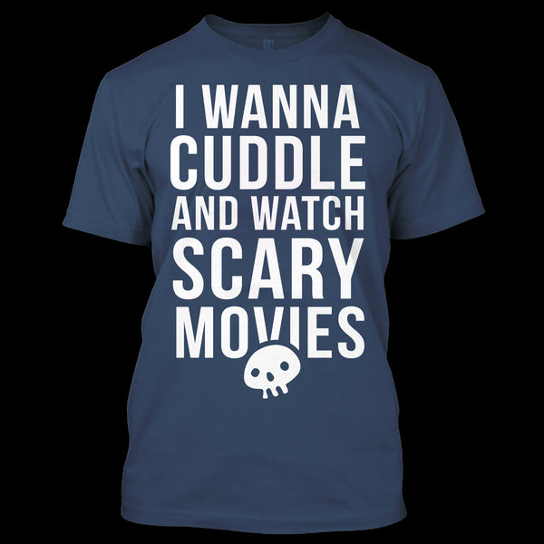 A black t-shirt with the shopify logo