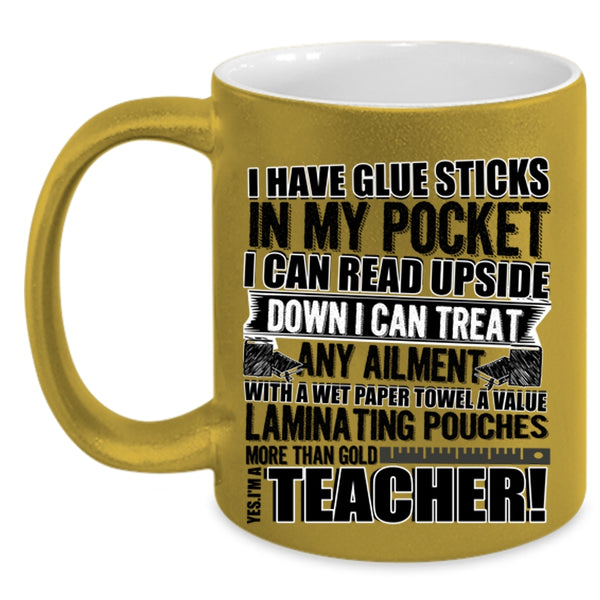 Funny Gift For Teacher Coffee Mug, Yes I'm A Teacher Accent Mug
