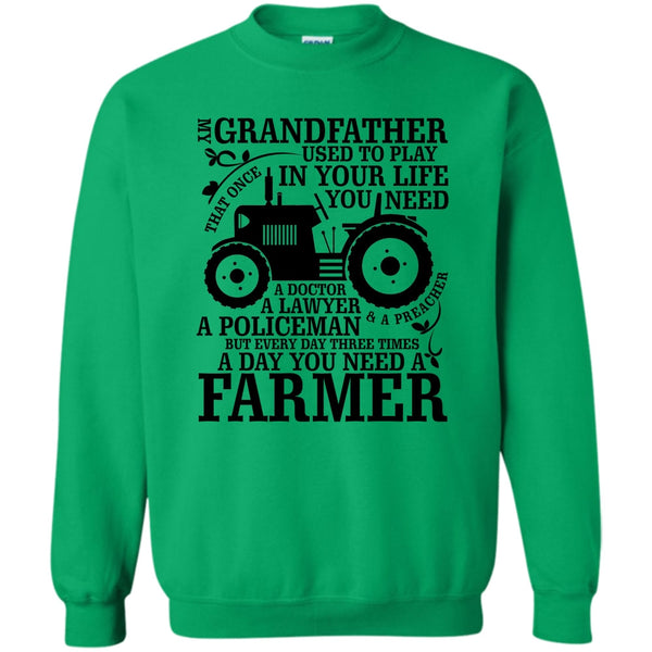 Farming Grandfather T Shirt, My Grandfather Sweatshirt