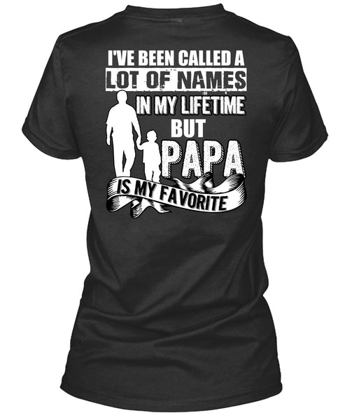 Papa Is My Favorite T Shirt, Being A Dad T Shirt