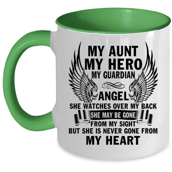 My Guardian Angel Coffee Mug, My Aunt Accent Mug