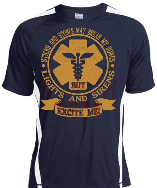 Lights And Sirens Excite Me T Shirt, Being A Doctor T Shirt, Cool Shirt