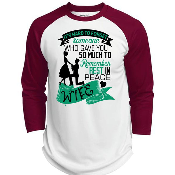 Remember Rest In Peace Wife T Shirt, I Love Husband T Shirt, Awesome T-Shirts  (Polyester Game Baseball Jersey)