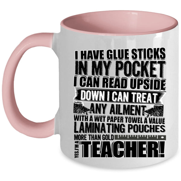 Funny Gift For Teacher Coffee Mug, Yes I'm A Teacher Accent Mug