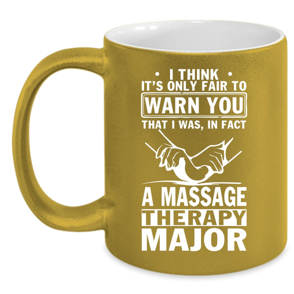 Massage Therapy Major Coffee Mug, Cute Massage Therapist Coffee Cup