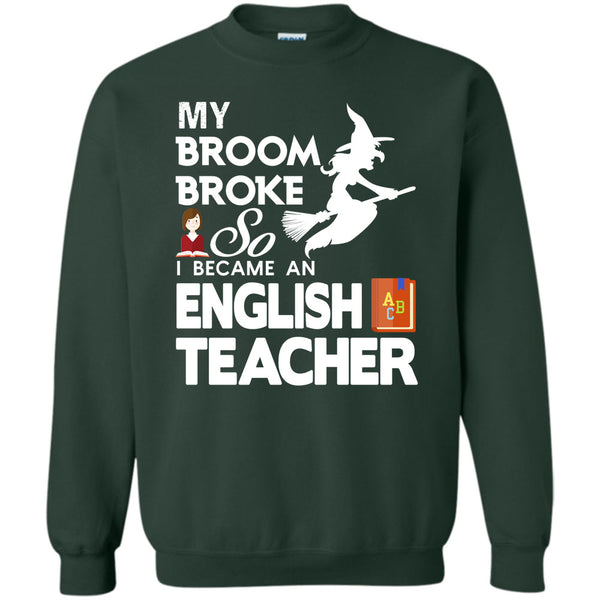 So I Becam An English Teacher T Shirt, Happy Halloween Day Sweatshirt