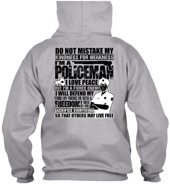 I'm A Policeman T Shirt, I Love Police T Shirt