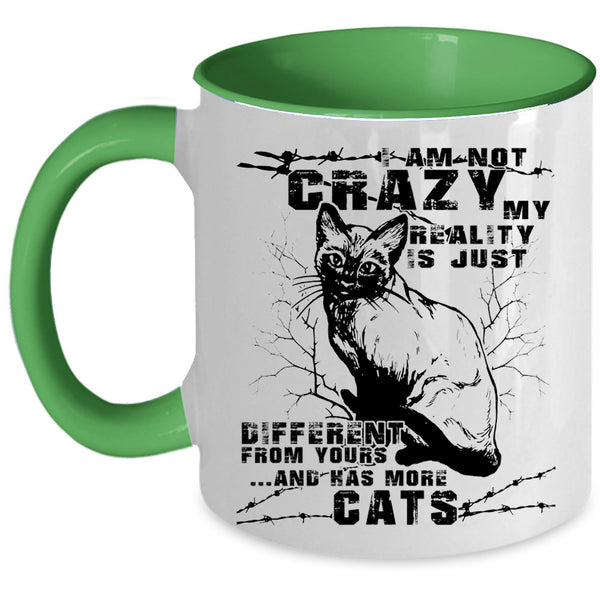 Cute Gift For Cat Lovers Coffee Mug, My Cats Accent Mug