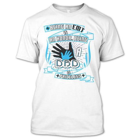 A black t-shirt with the shopify logo