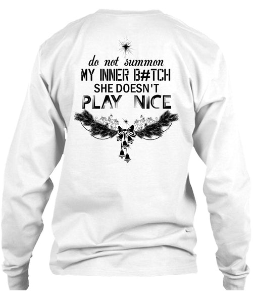 Do Not Summon My Inner T Shirt, This Girl Loves Christmas T Shirt