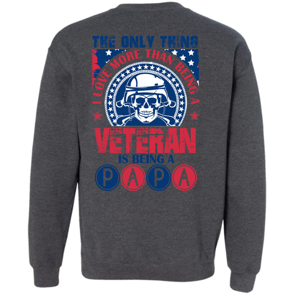 Being A Papa T Shirt, Flag American Sweatshirt