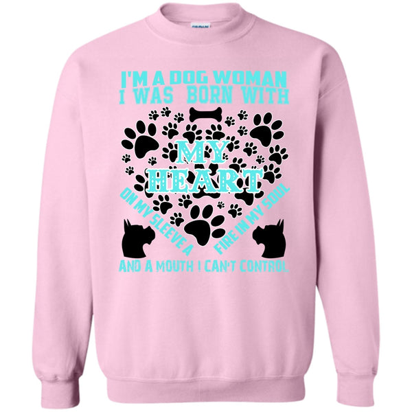 Coolest Dog Lover T Shirt, I'm A Dog Woman Sweatshirt