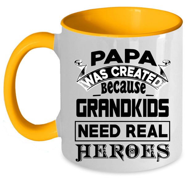 Awesome Gift For Papa Coffee Mug, Papa Accent Mug