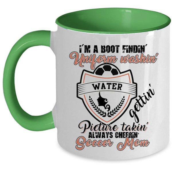 Cute Gift For Soccer Mom Coffee Mug, I'm A Soccer Mom Accent Mug