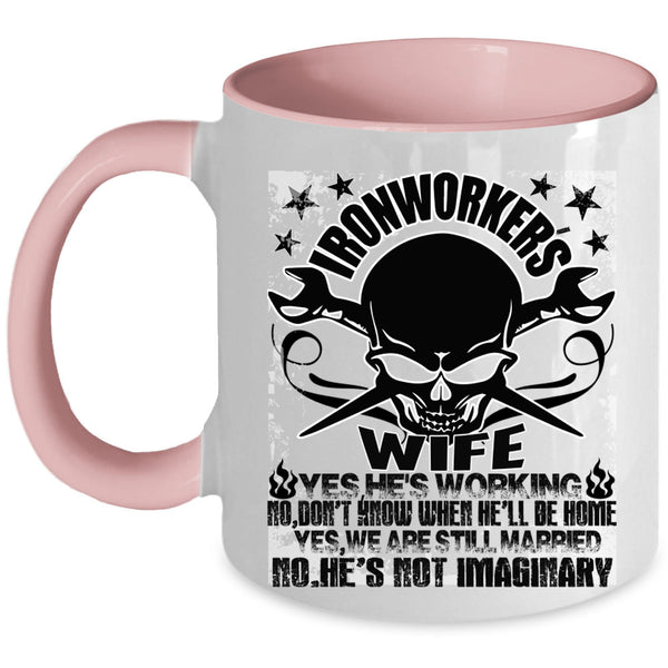 Beautiful Wife Coffee Mug, Ironworker's Wife Accent Mug