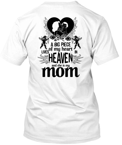 A black t-shirt with the shopify logo