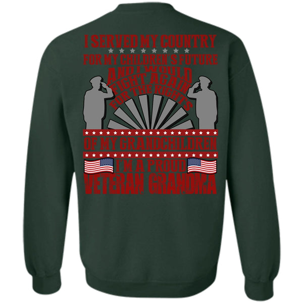 My Children's Future T Shirt, I Love Veteran Sweatshirt