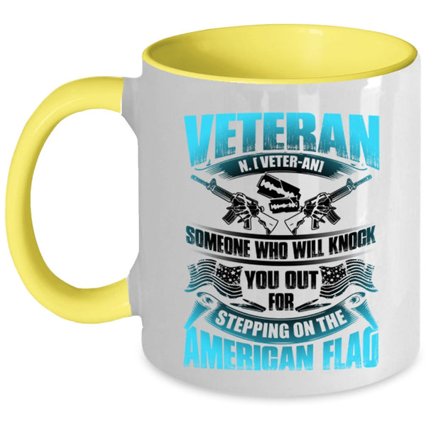Cool Gift For Veterans Coffee Mug, Veteran Accent Mug