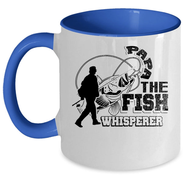 Cool Fishing Dad Coffee Mug, Papa Accent Mug